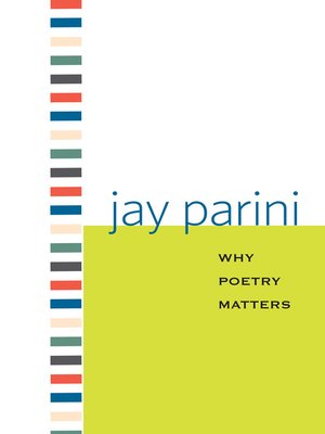 Why Poetry Matters - ebook